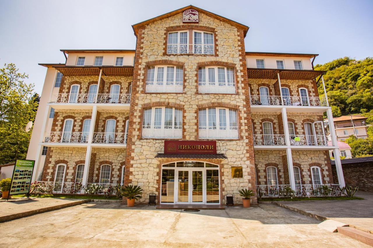Hotel Nikopoli On Vodopadnaya 21А New Athos Esterno foto